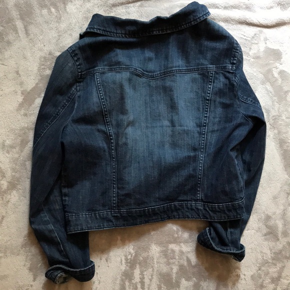Elle Blue Jean Jacket with Pockets - Picture 6 of 6